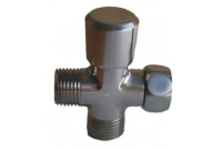 Speakman VS-111-BN Shower Diverter, 1/2" FNPS Inlet & 1/2 MNPS Outlet - Brushed Nickel