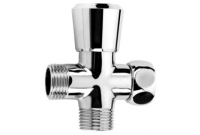 Speakman VS-111 Shower Diverter, 1/2" FNPS Inlet & 1/2 MNPS Outlet - Polished Chrome