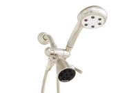 Speakman VS-222252-BN Combination Handheld & Fixed Showerhead w/ 3-way Diverter Bracket - Brushed Nickel (Discontinued)