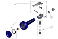 T&S Brass B-0108 / B-0108-C Spray Valve Parts Breakdown