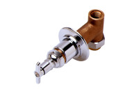 T&S Brass B-1027-UCP Concealed Straight Loose Key Stop