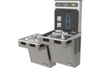 Halsey Taylor HydroBoost HTHB-HAC8BLRPV-NF Dual Drinking Fountain with Bottle Filler