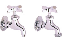 Elkay LK69C Single Hole Wall Mount Faucet (Pair)