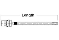 Zurn Replacement Cartridge/Tube Assemblies for 1/2 Turn On/Off