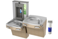 Oasis PGF8EBFSL Filtered Dual Drinking Fountain with Bottle Filler