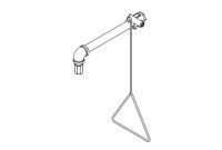 Bradley S19-120SS Corrosion-Resistant Stainless Steel Drench Shower