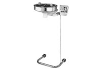 Bradley S19-220Y Hand/Foot-Operated Eye/Face Wash (with Wall Bracket)