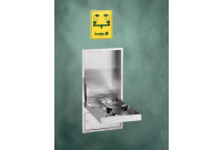 Bradley S19-292 Concealed Swing-Down Barrier-Free Cabinet-Mounted Eye/Face Wash