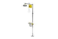 Bradley S19-310JJ Brass Combination Drench Shower & Eyewash (Discontinued)