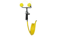 Bradley S19-435EFW Wall-Mounted Drench Hose (with Dual Angled Sprayhead) (Discontinued)