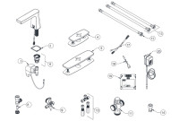 Zurn Z6953-XL Camaya Faucet Parts Breakdown