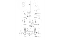 Zurn Z831A1 Widespread Gooseneck Faucet Parts Breakdown 