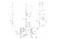 Zurn Widespread Vacuum Breaker Faucet Parts Breakdown 