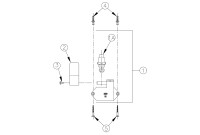 Zurn Z85100 Single Foot Pedal Valve Parts Breakdown