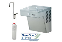 Elkay LVRCGRN8F GreenSpec Filtered Vandal-Resistant Drinking Fountain with Glass Filler