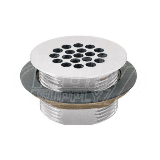 Haws 6463 Vandal-Resistant Waste Strainer Satin Chrome