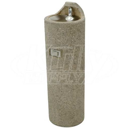 Murdock GUF99 Concrete Pedestal Mount Round Outdoor Drinking Fountain