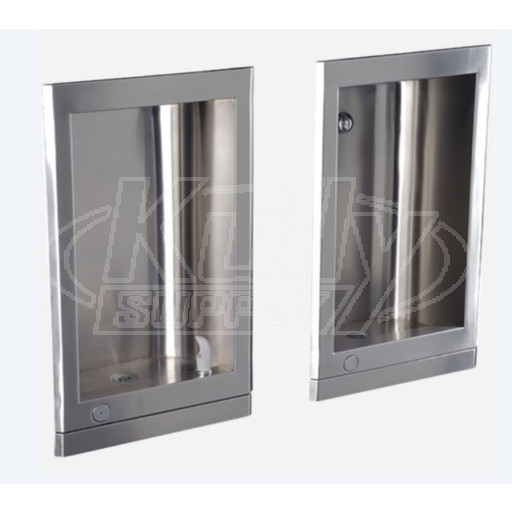 Murdock A481400F-CUSP Recessed Drinking Fountain with Cuspidor and Flexible Bubbler