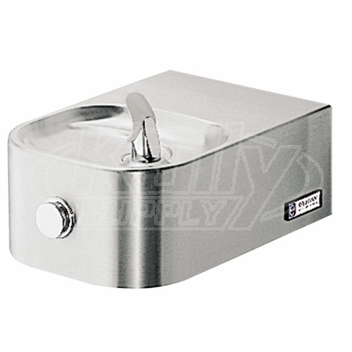 Elkay EDFP214FPK Freeze Resistant NON-REFRIGERATED In-Wall Drinking Fountain with Vandal-Resistant Bubbler
