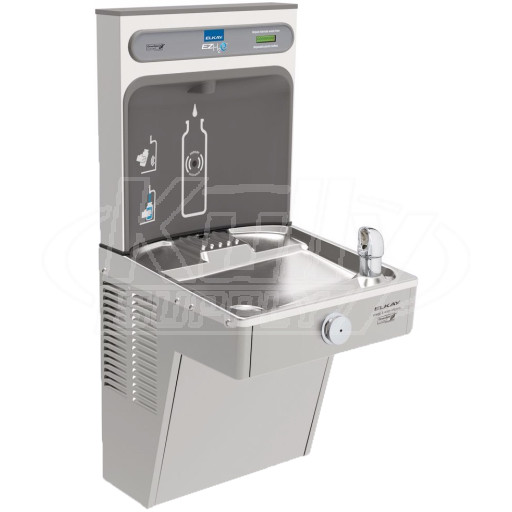 Elkay EZH2O LVRCGRN8WSK GreenSpec Filtered Vandal-Resistant Drinking Fountain with Bottle Filler