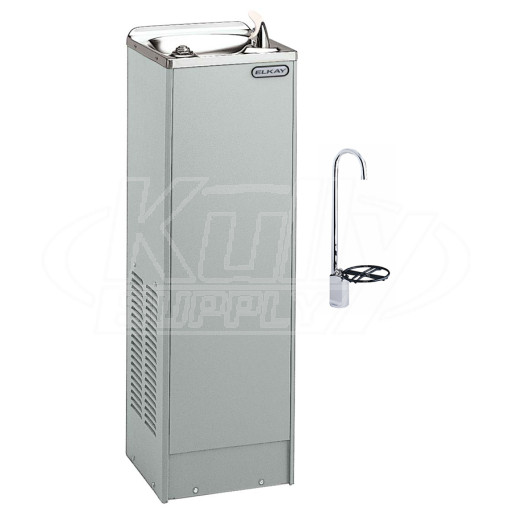 Elkay FD7003SF1Z Stainless Steel Drinking Fountain with Glass Filler