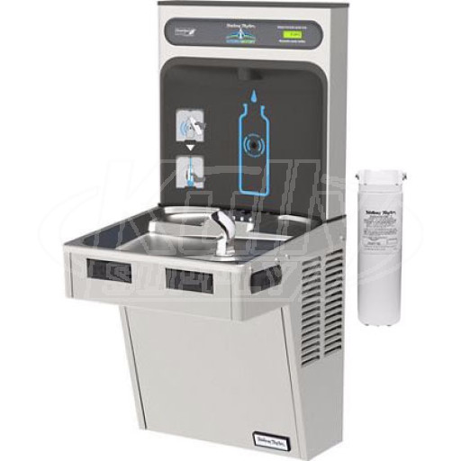 Elkay EZH2O LMABFDWSSK Filtered Stainless Steel NON-REFRIGERATED Drinking Fountain with Bottle Filler