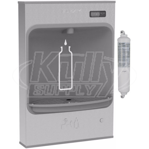 Elkay LMASMB EZH2O Surface Mount Mechanical Bottle Filling Station Stainless Steel