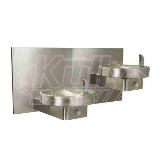 Oasis MMRSLEM NON-REFRIGERATED Sensor-Operated (lower unit only) In-Wall Dual Drinking Fountain