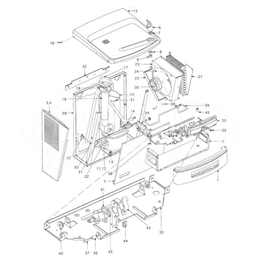 Oasis P8AM-D100 Parts Breakdown