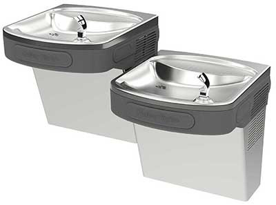 Halsey Taylor HTVZ8BLSS-WF Filtered Stainless Steel Dual Drinking Fountain