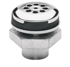 Haws 6466 Vandal-Resistant Waste Strainer Assembly (with Tailpiece)