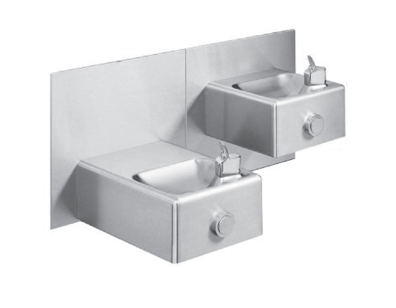 Oasis MSSLEM NON-REFRIGERATED Sensor-Operated (lower unit only) In-Wall Dual Drinking Fountain