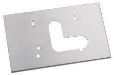 Haws BP3 Back Panel Satin Stainless Steel