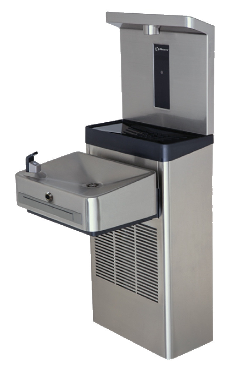 Haws 1211SH Sensor-Operated Drinking Fountain with Bottle Filler