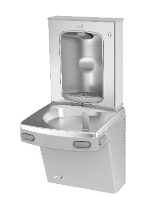 Oasis PG8FSBF VersaFiller II Filtered Stainless Steel Drinking Fountain with Manual Bottle Filler