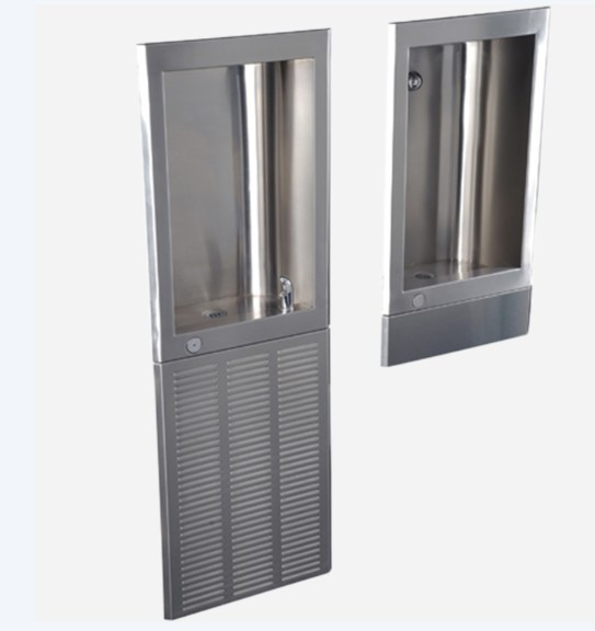 Murdock A481408S-CUSP Recessed Drinking Fountain with Cuspidor and Stainless Bubbler