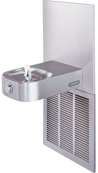 Elkay ECRSPVR8K In-Wall Drinking Fountain with Vandal-Resistant Bubbler