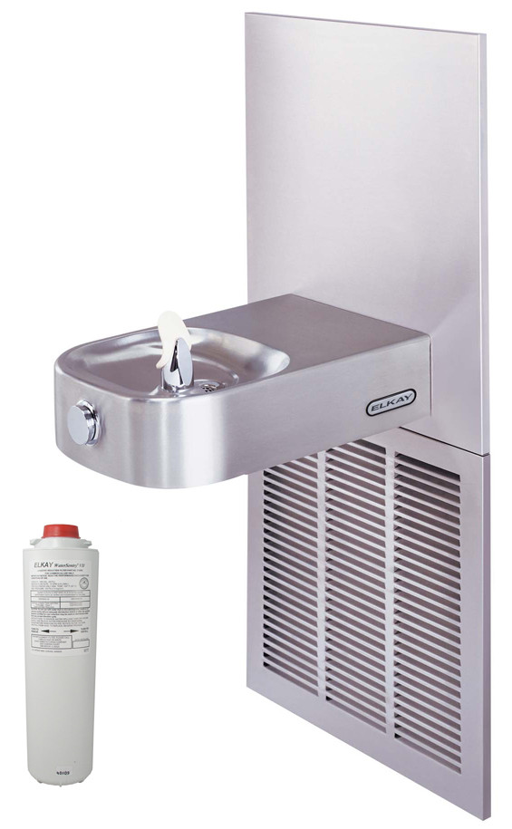 Elkay LCRSP8K Filtered In-Wall Drinking Fountain