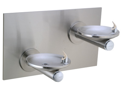 Elkay EDFPB117FPRAK Freeze Resistant, NON-REFRIGERATED In-Wall Dual Drinking Fountain