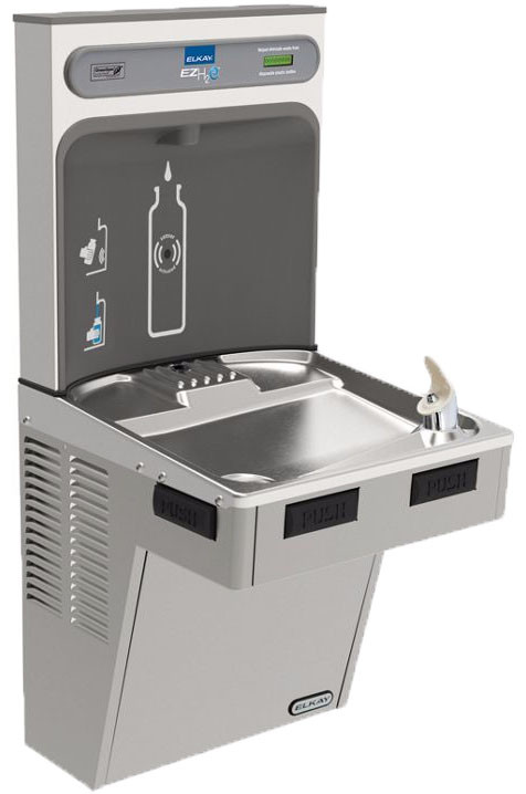 Elkay EZH2O LMABF8WSLK Filtered Drinking Fountain with Bottle Filler