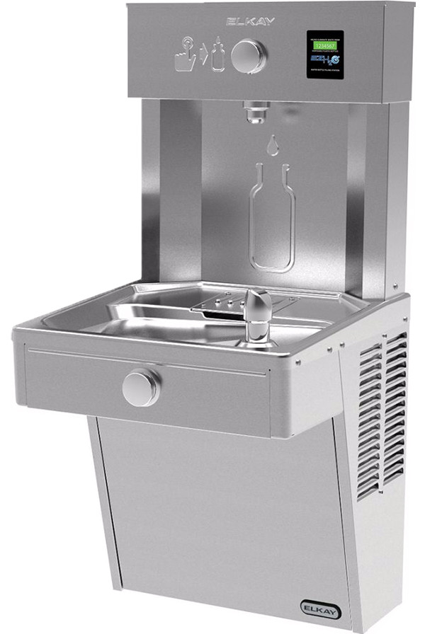 Elkay EZH2O VRCDWSK Vandal-Resistant NON-REFRIGERATED Drinking Fountain with Bottle Filler