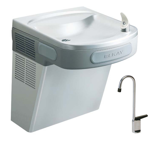 Elkay EZSDSF Stainless Steel NON-REFRIGERATED Drinking Fountain with Glass Filler