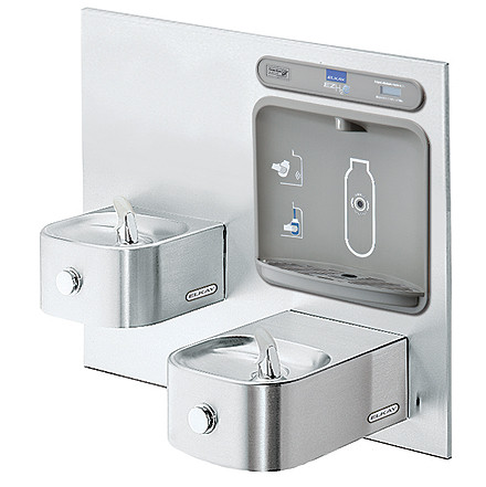 Elkay EZWS-EDFP217K Soft Sides Intergral Bottle Filling Station NON-REFRIGERATED Drinking Fountain