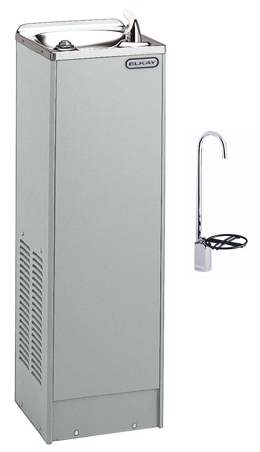 Elkay FD7003SF1Z Stainless Steel Drinking Fountain with Glass Filler
