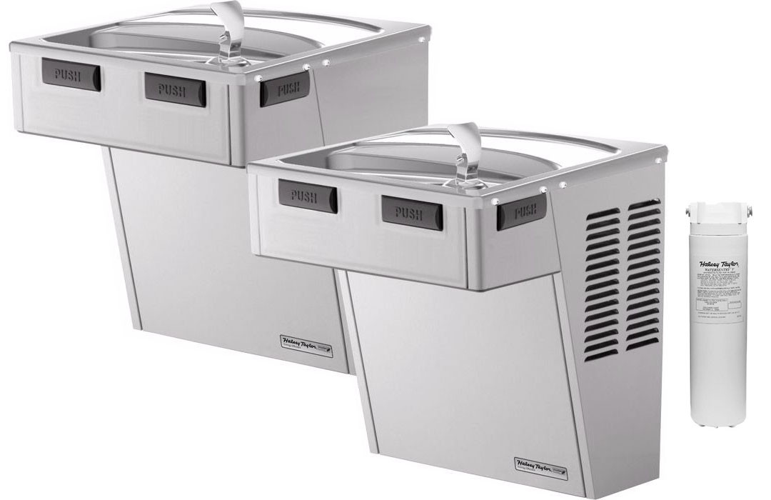 Halsey Taylor HACG8BLSS-WF GreenSpec Filtered Stainless Steel Dual Drinking Fountain