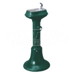 Halsey Taylor 4880FREVG Evergreen Freeze Resistant Outdoor Drinking Fountain