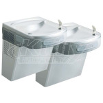 Elkay EZSTL8SC Stainless Steel Dual Drinking Fountain