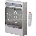 Elkay EZH2O LZWSSM GreenSpec Filtered Stainless Steel Surface Mount Bottle Filling Station