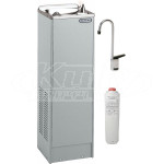 Elkay LFDE10SF1Z Filtered Stainless Steel Drinking Fountain with Glass Filler