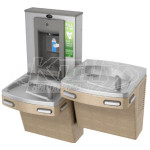 Oasis PG8SBFSL Dual Drinking Fountain with Manual Bottle Filler